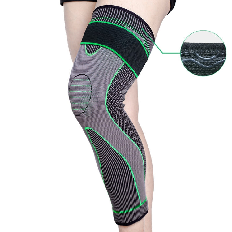 Nylon Knitted Riding Sports Extended Knee Pads, S, M, L