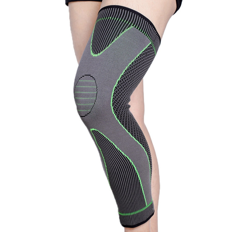 Nylon Knitted Riding Sports Extended Knee Pads, XL, XXL