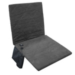 Outdoor Winter Camping Warm USB Heating Cushions With Backrest, With Backrest Black, With Backrest Gray