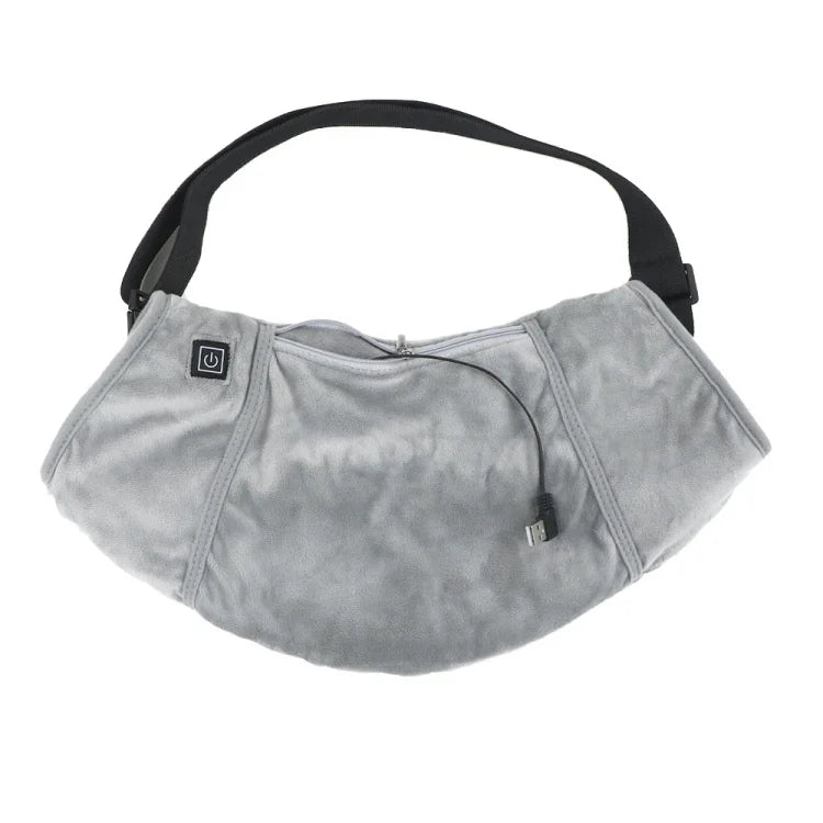 Electric Heated Hand Warmer Muff Cold Weather Thermal Glove Waist Bag, Heated Hand Warmer