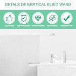 Blinds Acrylic Transparent Rod Move Light Rod With Hook Handle, Size: 24 Inch, 12 Inch Acrylic Transparent Rod, 17 Inch Acrylic Transparent Rod, 24 Inch Acrylic Transparent Rod
