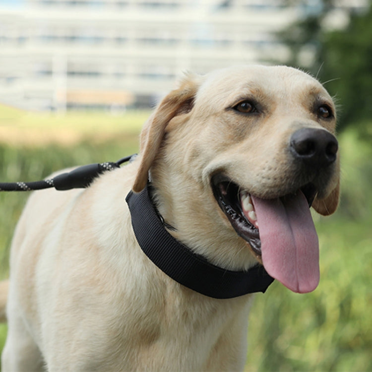 Cloth Tape Paste Detachable Training Stimulation Dog Collar, M 2.5mm x 35cm, L 3.0mm x 50cm, XL 3.5mm x 55cm, XXL 4.0mm x 60cm