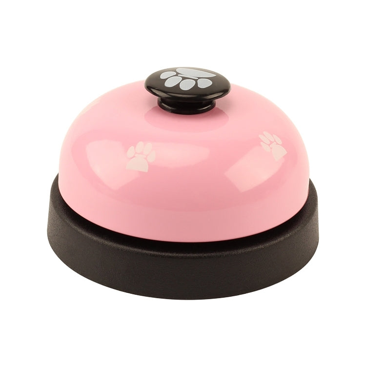 Pet Toy Training Called Dinner Small Bell Footprint Ring Dog Toys, 3pcs Pet Bell Yellow, 3pcs Pet Bell Red, 3pcs Pet Bell Pink, 3pcs Pet Bell White, 3pcs Pet Bell Royal Blue