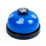 Pet Toy Training Called Dinner Small Bell Footprint Ring Dog Toys, 3pcs Pet Bell Yellow, 3pcs Pet Bell Red, 3pcs Pet Bell Pink, 3pcs Pet Bell White, 3pcs Pet Bell Royal Blue