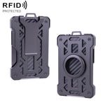 For AirTag 2nd Gen / AirTag 1st Gen Card Holder Metal Anti-Theft RFID Wallet, ak-4 A Black, ak-4 A Blue, ak-4 A  Silver, ak-4 A  Gray, ak-4 B  Black, ak-4 B Silver, ak-4 B Blue, ak-4 B Gray