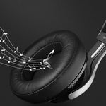 For Edifier W855BT 2pcs Headset Soft and Breathable Sponge Cover, Color: Black Protein, Black Protein, Brown Protein, Black Lambskin, Brown Lambskin, Black, Brown, Black Ice Silk, Black Net