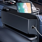 Car Large-capacity Gap Storage Box Car Extended Storage Bag, Black)