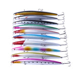 HENGJIA MI101 18cm 26g Long-distance Casting Sea Fishing Fake Lures Minnow Baits, MI101 (10), MI101 (5), MI101 (1), MI101 (2), MI101 (3), MI101 (6), MI101 (8), MI101 (9), MI101 (10 Colors)
