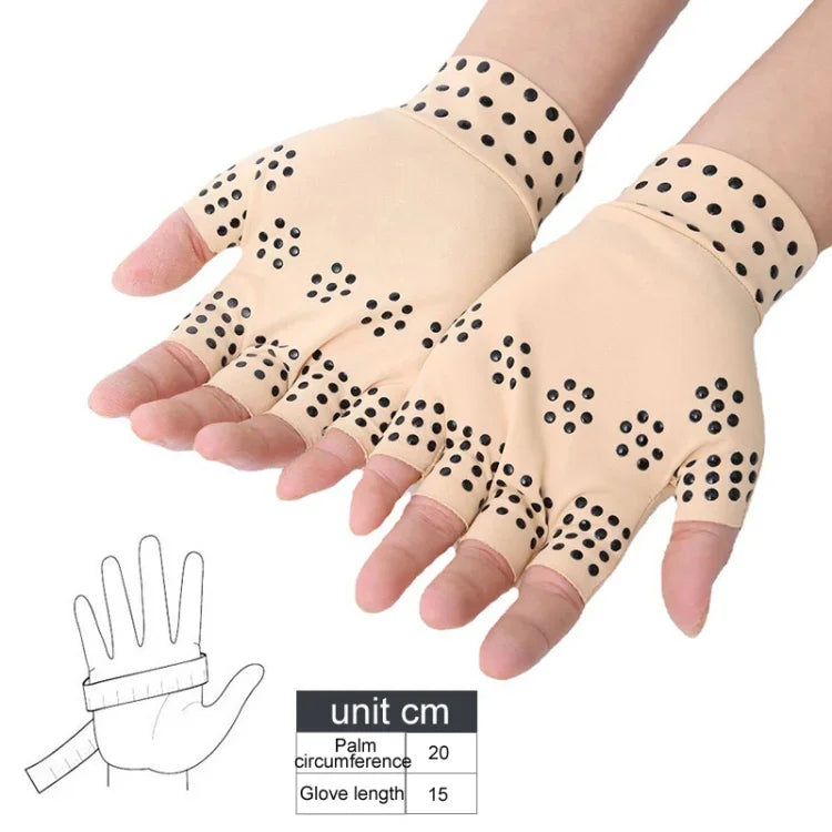 Dispensing Half Finger Non-slip Pressure Gloves Joint Training Sports Gloves, Free Size