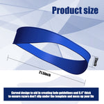 Salon Neck Hair Line Guide Barber Trim Ruler Hair DIY Tool Hair Trimming Template Tools, Non-adjustable (Black), Non-adjustable (Grey), Non-adjustable (Blue), Non-adjustable (Red)