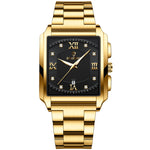 BINBOND B4143 Rectangular Outdoor Men Waterproof Quartz Watches