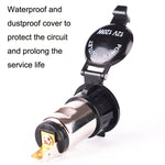 Car Cigarette Lighter Socket Waterproof Power Supply 120W/250W Modification 12/24V Cigarette Lighter Mother Seat, Cigarette Lighter Socket
