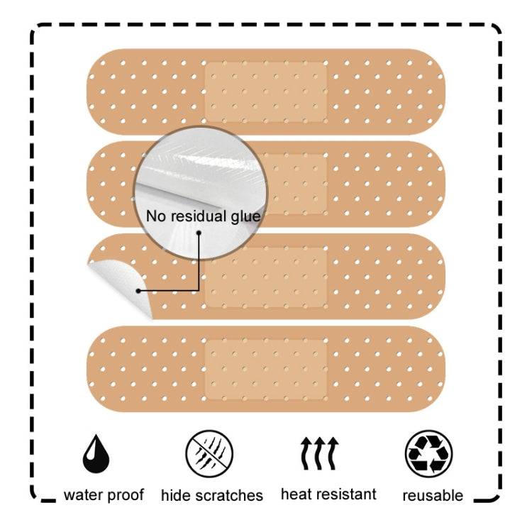 5sets Laptop Car Scratch Repair Band-Aid PVC Sticker, Band-Aid Sticker
