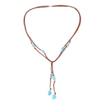 Bohemian Turquoise Natural Stone Sweater Vintage Pendant, Model:, Necklace Ear Ring Set, Two-pointed Necklace, N2111-11 Earrings Accessories, N211-12 Leaf Neck Chain, N2111-13 Three Stones, N2111-14 Eight Stones, Leather Bracelet                       ...