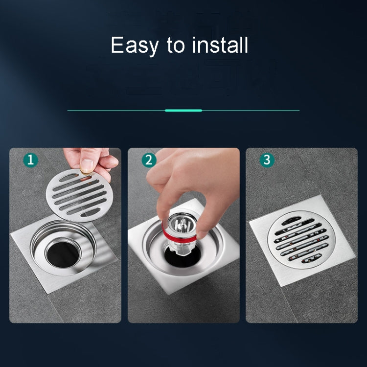 Bathroom Floor Drainage Deodorizer Seal Cover Inner Core Toilet Universal Anti-bug Tube, PVC