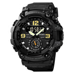 SKMEI 1637 Sports Digital Display Outdoor Shockproof Plastic Large Dial Men Watch, Black, Army Green, Blue Camouflage, Army Green Camouflage, Gray Black