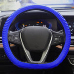 Silicone Non-slip Wear-resistant Concave Point Car Steering Wheel Cover, 34-38cm
