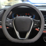 Silicone Non-slip Wear-resistant Concave Point Car Steering Wheel Cover, 34-38cm