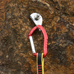 XINDA  22KN Rock Climbing  Straight Quickdraw Spring-loaded Gate Buckle Aluminum Carabiner, XD-8126 (Orange), XD-8126 (Silver), XD-8126 (Blue), XD-8126 (Black), XD-8126 (Red)