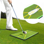 PGM DJD038 Golf Batting Pad Swing Practitioner Beads Training Trace Detection Cushion, Style:, With 5 Sponge Balls, Without Balls