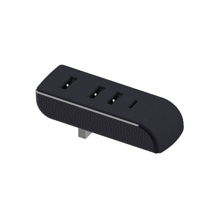 For Tesla Model 3/Y Car AH37 3 USB  +1 Type-C/USB-C Port Hub Docking Station, AH37