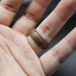 SH800-140 8mm Wide Curved Radian Step Silicone Ring, No.7, No.8, No.9, No.10, No.11, No.12