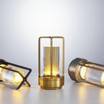 Vintage All Aluminum Cross Table Lamp Hotel Portable Outdoor Camping Touch Night Light, 2000mAh (Bronze), 2600mAh (Bronze), 2000mAh (Silver), 2600mAh (Silver), 2000mAh (Matte Black), 2600mAh (Matte Black)