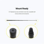 Carbon Fiber Extended Monopod Invisible Selfie Stick For Insta360  / DJI Action / GoPro / Xiao Yi Sports Camera, 1.5m, 3m, 5m