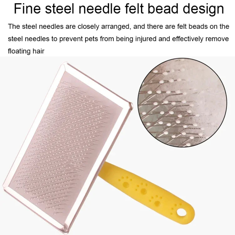 BG-W1347 Pet Hair Removal Massage Comb Dog Cleaning Tools, Random Color Delivery, S, M, L