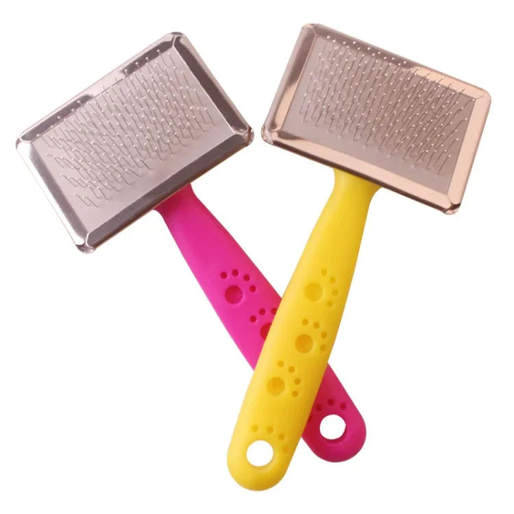 BG-W1347 Pet Hair Removal Massage Comb Dog Cleaning Tools, Random Color Delivery, S, M, L