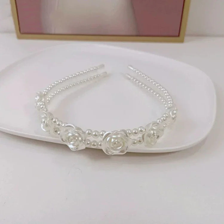 Sweet Pearl Headband Retro Versatile Hair Accessories, 1A, 2B, 3C, 4, 5, 6, 7, 8, 9, 10, 11, 12, 13, 14, 15, 16, 17, 18, 19, 20