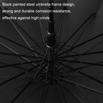 16 Bone Automatic Long Handle Double Sunny And Rain Dual Use Umbrella, With Waterproof Cover Beige, With Waterproof Cover Black, With Waterproof Cover Purple, With Waterproof Cover Green, With Waterproof Cover White, With Waterproof Cover Matcha       ...