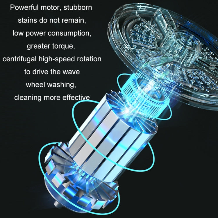 Mini Portable Folding Household Washing Machine Underwear Washer, Fruit Green, Fruit Green + Blue Light Antibacterial