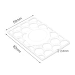 For AirTag 2nd Gen / AirTag 1st Gen Location Tracker Card Shape Honeycomb Protective Cover, Honeycomb White, Honeycomb Black
