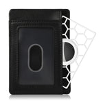 For AirTag 2nd Gen / AirTag 1st Gen Location Tracker Card Shape Honeycomb Protective Cover, Honeycomb White, Honeycomb Black