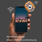 For AirTag 2nd Gen / AirTag 1st Gen Location Tracker Card Shape Honeycomb Protective Cover, Honeycomb White, Honeycomb Black