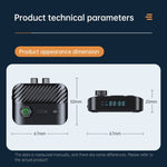 Digital Display Bluetooth 5.3 Audio Receiver Transmitter Support USB /TF Card MP3 Player, C68
