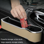 Car Seat Gap Storage Box Multifunctional Mobile Phone USB Charger, Standard Black, Standard Red, Standard Beige, Standard Brown, QC3.0 Black, QC3.0 Red, QC3.0 Beige, QC3.0 Brown