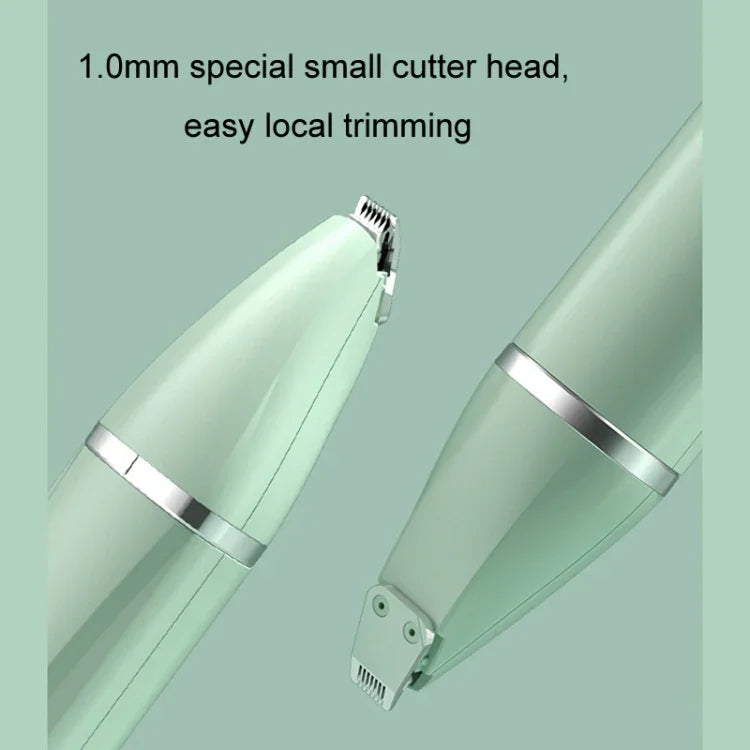 Pet Shaver Cat Dog Paw Hair Clipper Electric Fader, 2 in 1 Green, 3 in 1 Green, 4 in 1 Green, 2 in 1 White, 3 in 1 White, 4 in 1 White