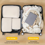 8 In 1  Compression Packing Cubes Expandable Travel Bags Luggage Organizer, 8 In 1