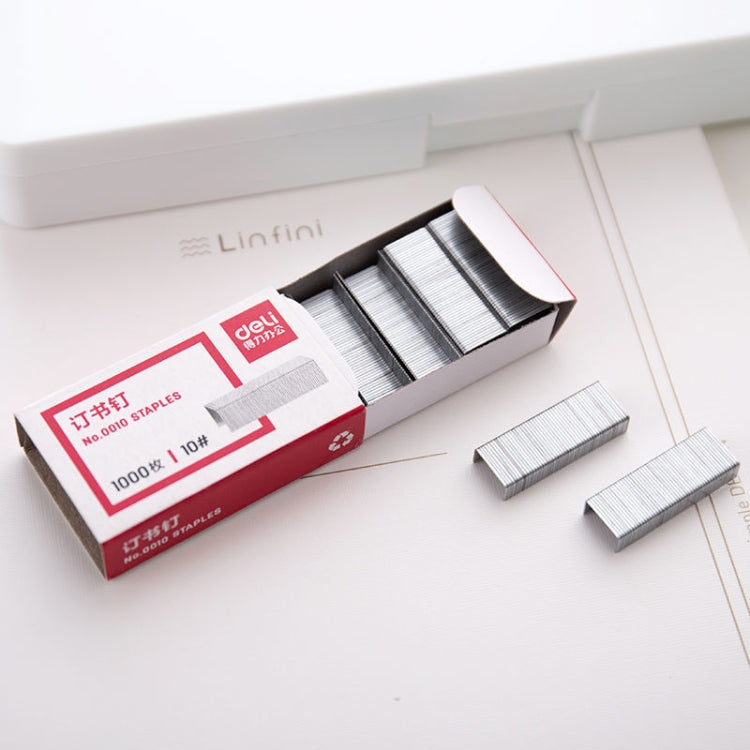 Deli 0010 10 1000pcs/box Portable Booking Machine Staples
