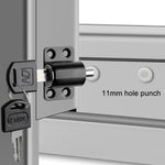 Door And Window Limit Lock Sliding Door Retainer Child Safety Lock, White No Screw, Silver No Screw, Black No Screw, White With Screw, Silver With Screw, Black With Screw