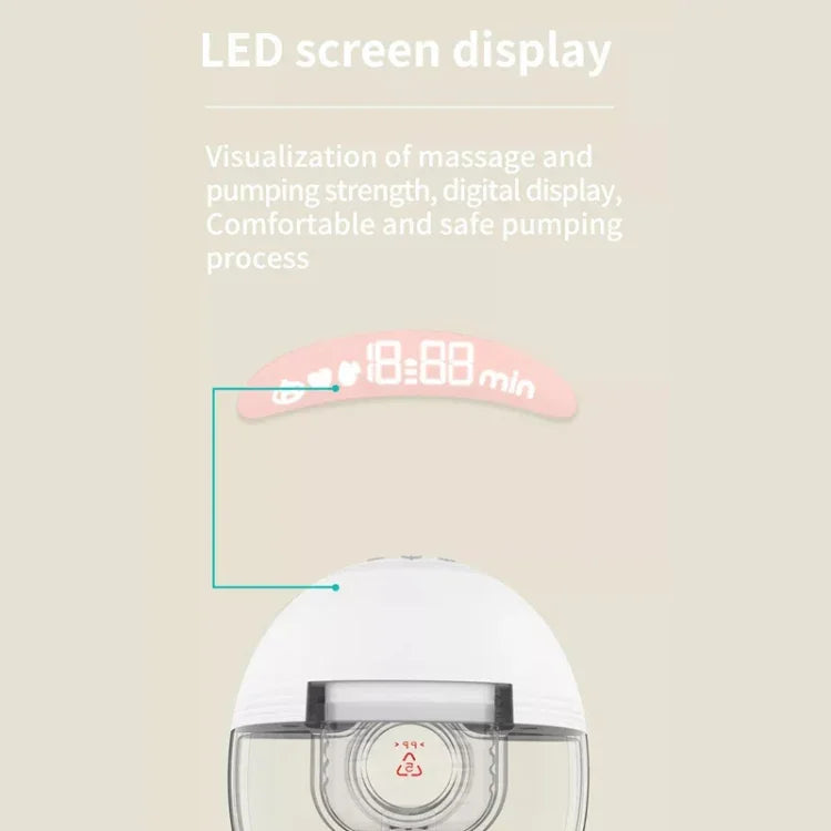 Electric Wearable Breast Pump With LED Display, 3 Modes & 12 Levels, S21 Single, S21 Double
