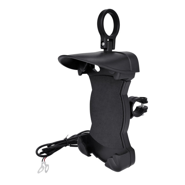 Motorcycle Sunshade Rainproof Mobile Phone Holder, Mirror Holder  No Charge, Handlebar Holder No Charge, Charging Handlebar Holder 5V-2A, Charging Handlebar Holder 5V-3.1A, Charging Handlebar Holder 18W (QC3.0), Charging Mirror Holder 5V-2A            ...
