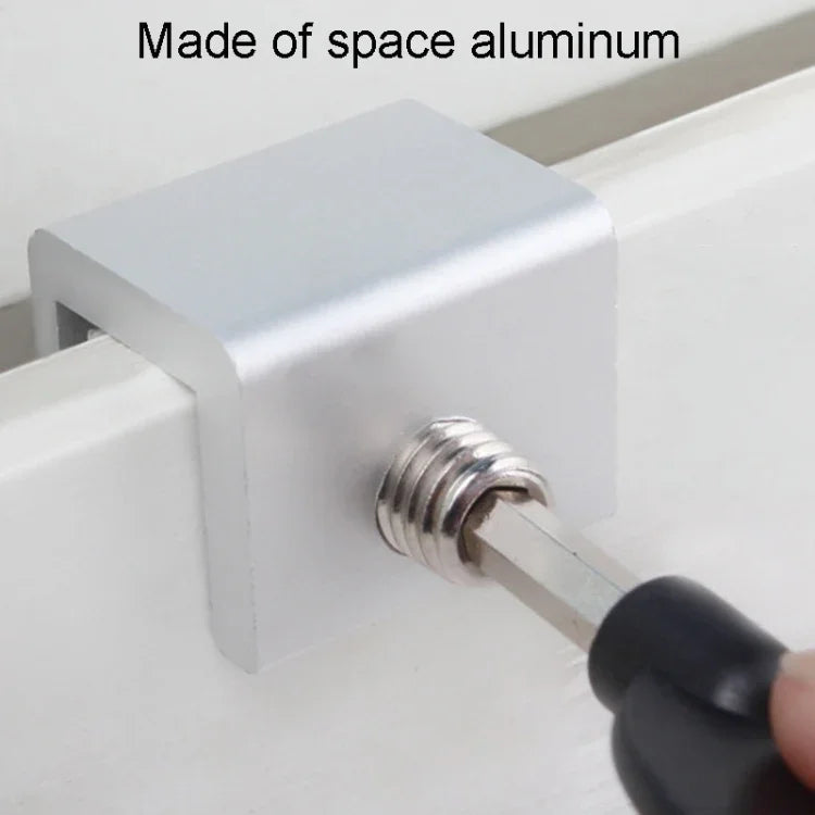 Child Safety Protection Screen Window Limiter Sliding Door Latch With Key, Ordinary Model+Straight Key, Ordinary Model+L Shaped Key, Wider Model+Straight Key, Wider Model+L Shaped Key