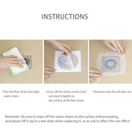 FASOLA 15pcs /Bag Sink Disposable Filter Sewer Mouth Non-woven Floor Drain Sticker, Small Hole, Large Hole