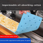 10pcs /Pack Disposable Oil Groove Suction Paper for Cooker Hoods, 7x90cm Regular, 10x90cm Regular, 7x90cm Thickened