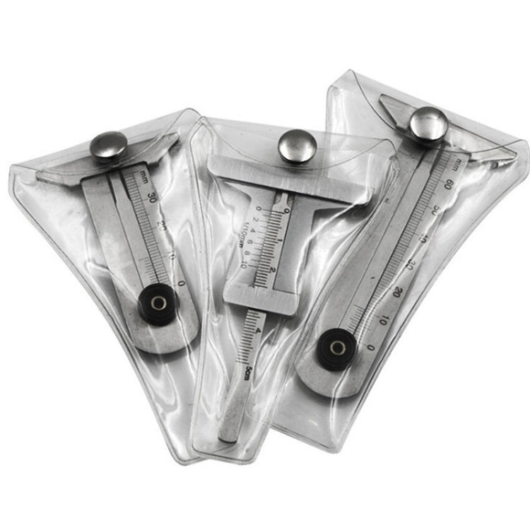 Stainless Steel Tire Tread Vernier Depth Gauge, 0-30mm, 0-50mm, 0-60mm