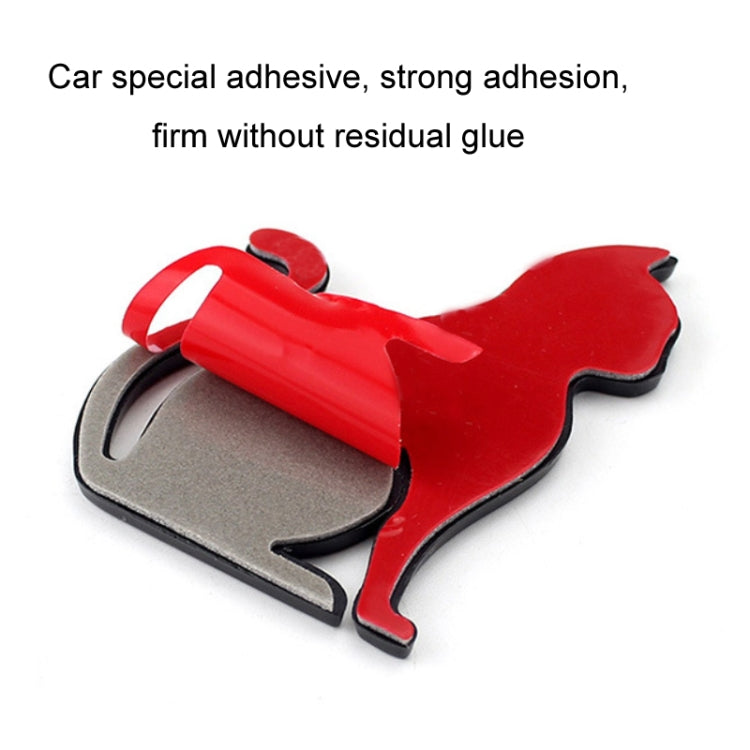 3D Cute Car Decoration Body Scratch Blocking Sticker, Black Cat