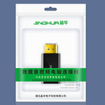 JINGHUA DP Male To HDMI Female Adapter Video Audio Connector, 1080P Universal Version, 4K Universal Version